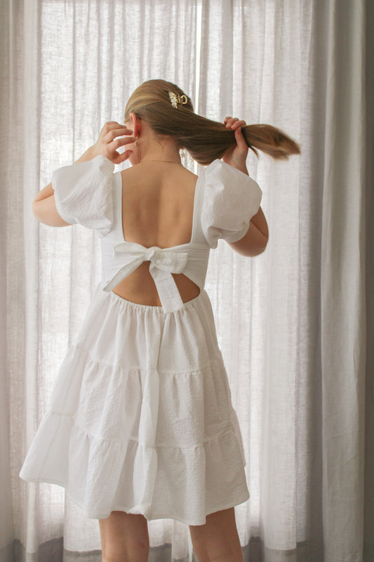 SEWING PATTERN Open Back Dress