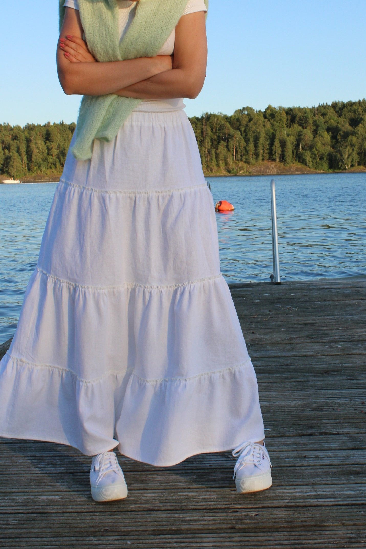 SEWING PATTERN Tiered Maxi Skirt