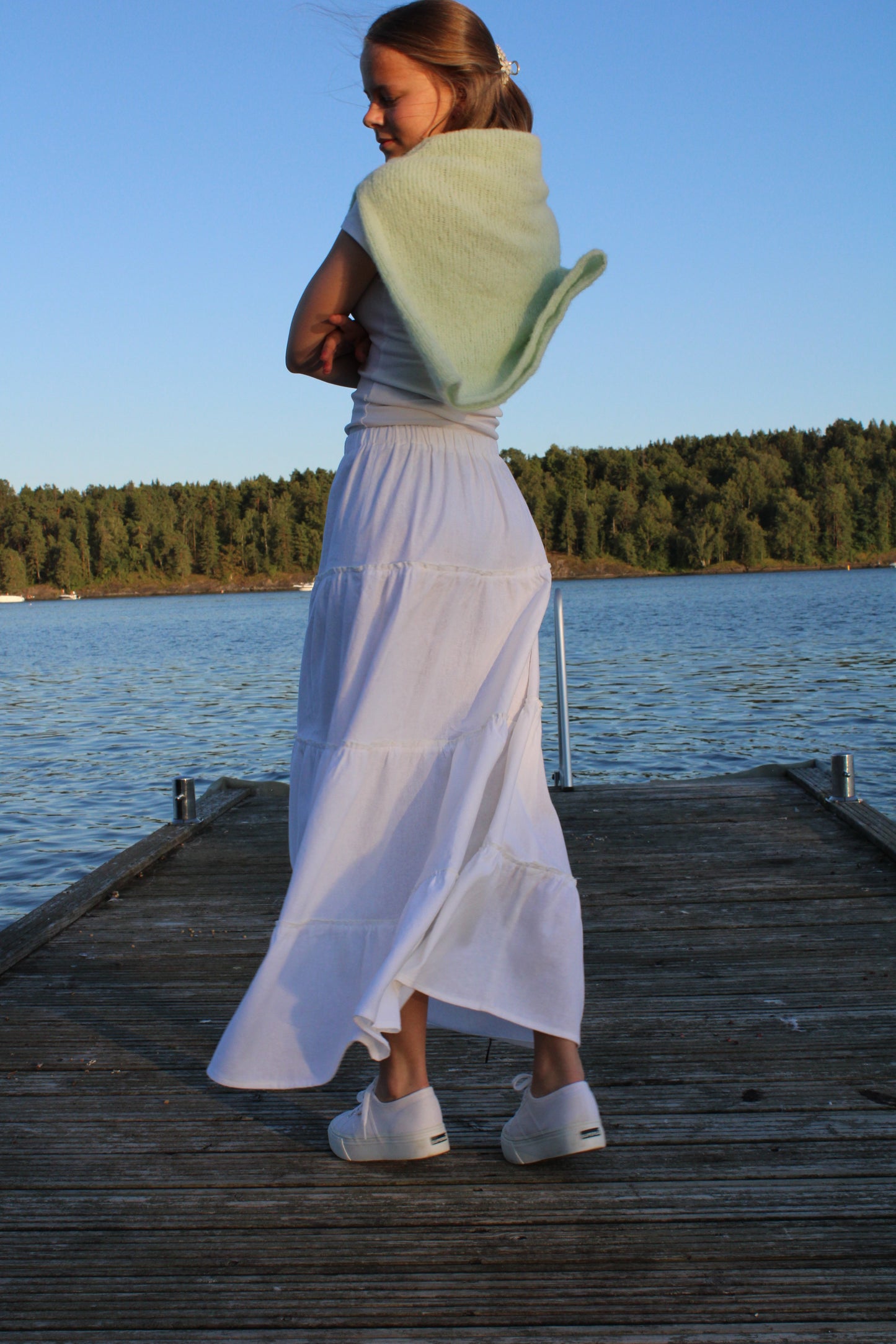 SEWING PATTERN Tiered Maxi Skirt